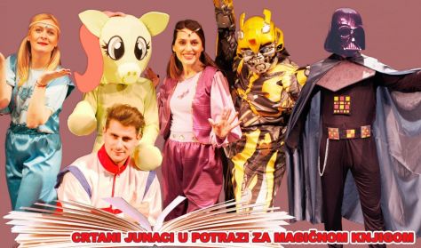 CRTANI JUNACI U POTRAZI ZA MAGIČNOM KNJIGOM CRTANI JUNACI U POTRAZI ZA MAGIČNOM KNJIGOM