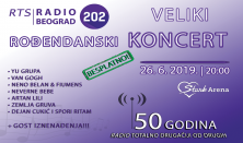 VELIKI ROĐENDANSKI KONCERT - RADIO 202