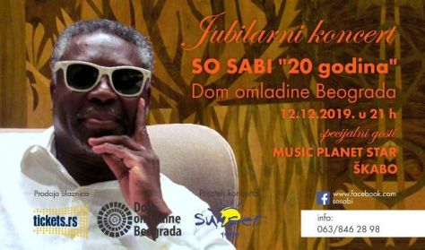 SO SABI " 20 GODINA " SO SABI " 20 GODINA "