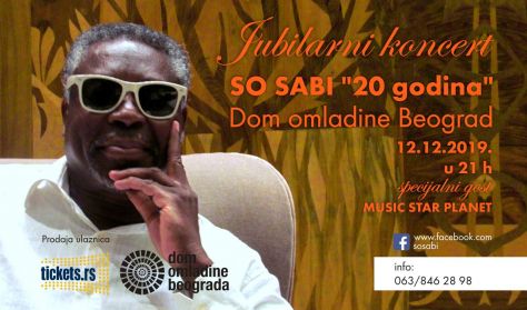 SO SABI " 20 GODINA " SO SABI " 20 GODINA "