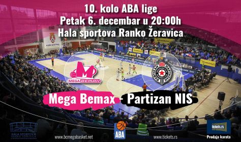 MEGA BEMAX - PARTIZAN NIS MEGA BEMAX - PARTIZAN NIS