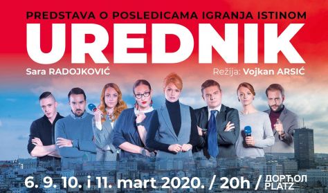 Predstava UREDNIK - premijera Predstava UREDNIK - premijera