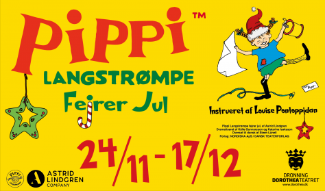 Pippi Langstrømpe fejrer jul